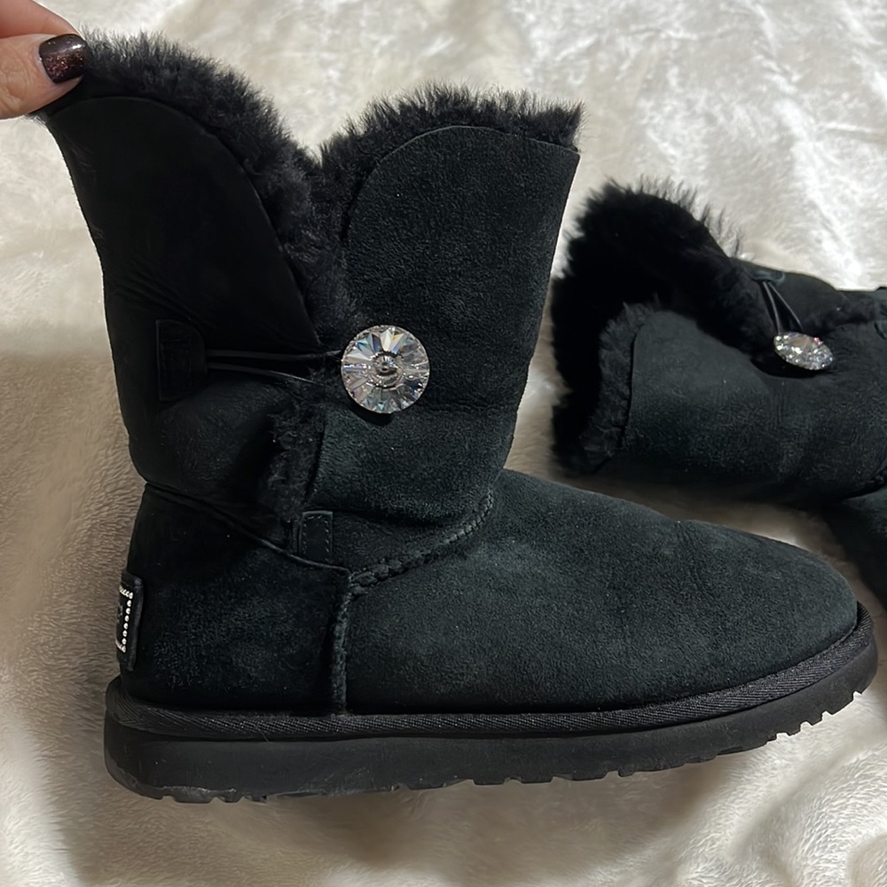 Ugg Bailey Button Bling Boot Size 8 - image 6